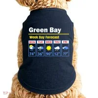 Green Bay Erratic 5 Day Weather Forecast Doggie Tank thumb 0