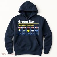 Green Bay Erratic 5 Day Weather Forecast Hoodie thumb 0