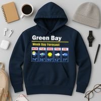 Green Bay Erratic 5 Day Weather Forecast Hoodie thumb 3