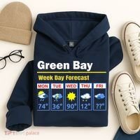 Green Bay Erratic 5 Day Weather Forecast Hoodie thumb 4