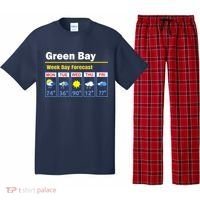 Green Bay Erratic 5 Day Weather Forecast Pajama Set thumb 0