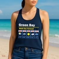 Green Bay Erratic 5 Day Weather Forecast Women's Tank Top thumb 2