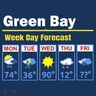 Green Bay Erratic 5 Day Weather Forecast Women's Tank Top