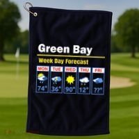 Green Bay Erratic 5 Day Weather Forecast Golf Towel thumb 1
