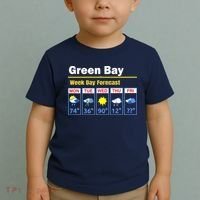 Green Bay Erratic 5 Day Weather Forecast Toddler T-Shirt thumb 2