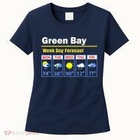 Green Bay Erratic 5 Day Weather Forecast Women's T-Shirt thumb 0
