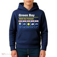 Green Bay Erratic 5 Day Weather Forecast Kids Hoodie thumb 4