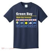 Green Bay Erratic 5 Day Weather Forecast Kids T-Shirt thumb 0