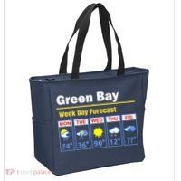 Green Bay Erratic 5 Day Weather Forecast Tote Bag thumb 2