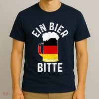 German Beer Ein Bier Bitte Germany Funny Oktoberfest Gift T-Shirt thumb 3