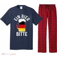 German Beer Ein Bier Bitte Germany Funny Oktoberfest Gift Pajama Set thumb 0