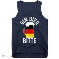 German Beer Ein Bier Bitte Germany Funny Oktoberfest Gift Tank Top thumb 0