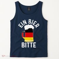 German Beer Ein Bier Bitte Germany Funny Oktoberfest Gift Tank Top thumb 2
