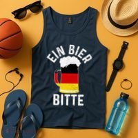 German Beer Ein Bier Bitte Germany Funny Oktoberfest Gift Tank Top thumb 4