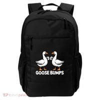 Goose Bumps Funny Pun Bff Goosebumps Geese Humor Gift Backpack thumb 0