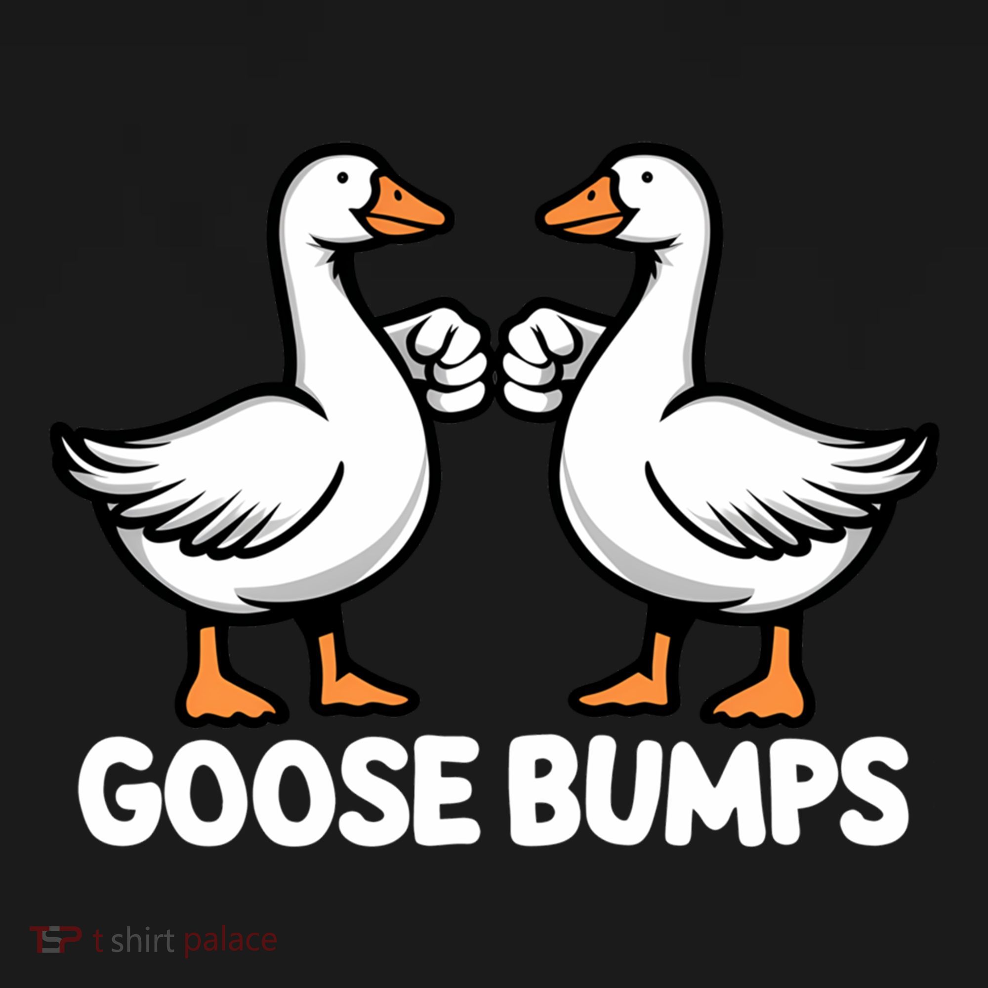 Goose Bumps Funny Pun Bff Goosebumps Geese Humor Gift Women's Hoodie
