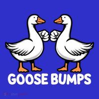 Goose Bumps Funny Pun Bff Goosebumps Geese Humor Gift Long Sleeve Shirt thumb 2