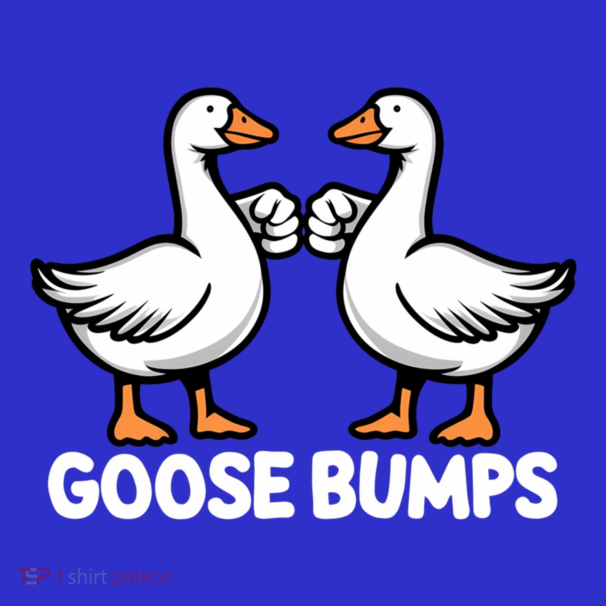 Goose Bumps Funny Pun Bff Goosebumps Geese Humor Gift Polo