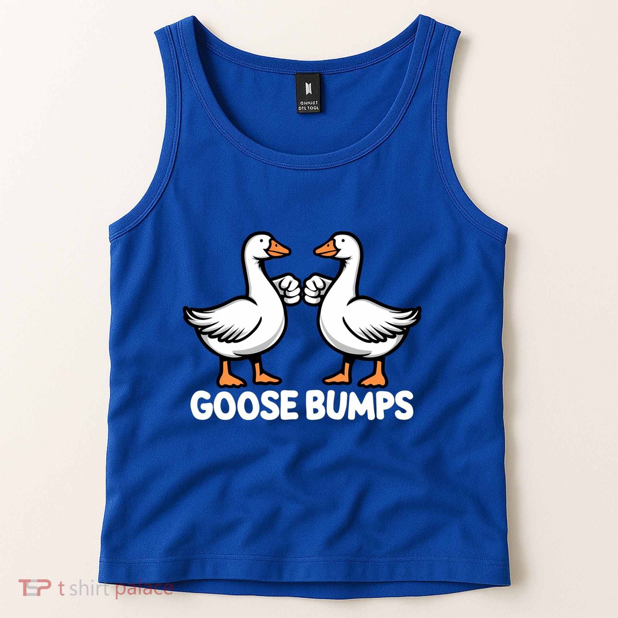 Goose Bumps Funny Pun Bff Goosebumps Geese Humor Gift Tank Top