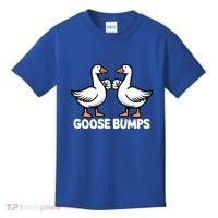 Goose Bumps Funny Pun Bff Goosebumps Geese Humor Gift Kids T-Shirt thumb 0