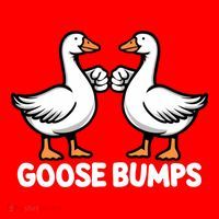 Goose Bumps Funny Pun Bff Goosebumps Geese Humor Gift Santa Hat thumb 1
