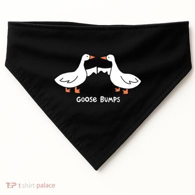 Goose Bumps Funny USA-Made Doggie Bandana