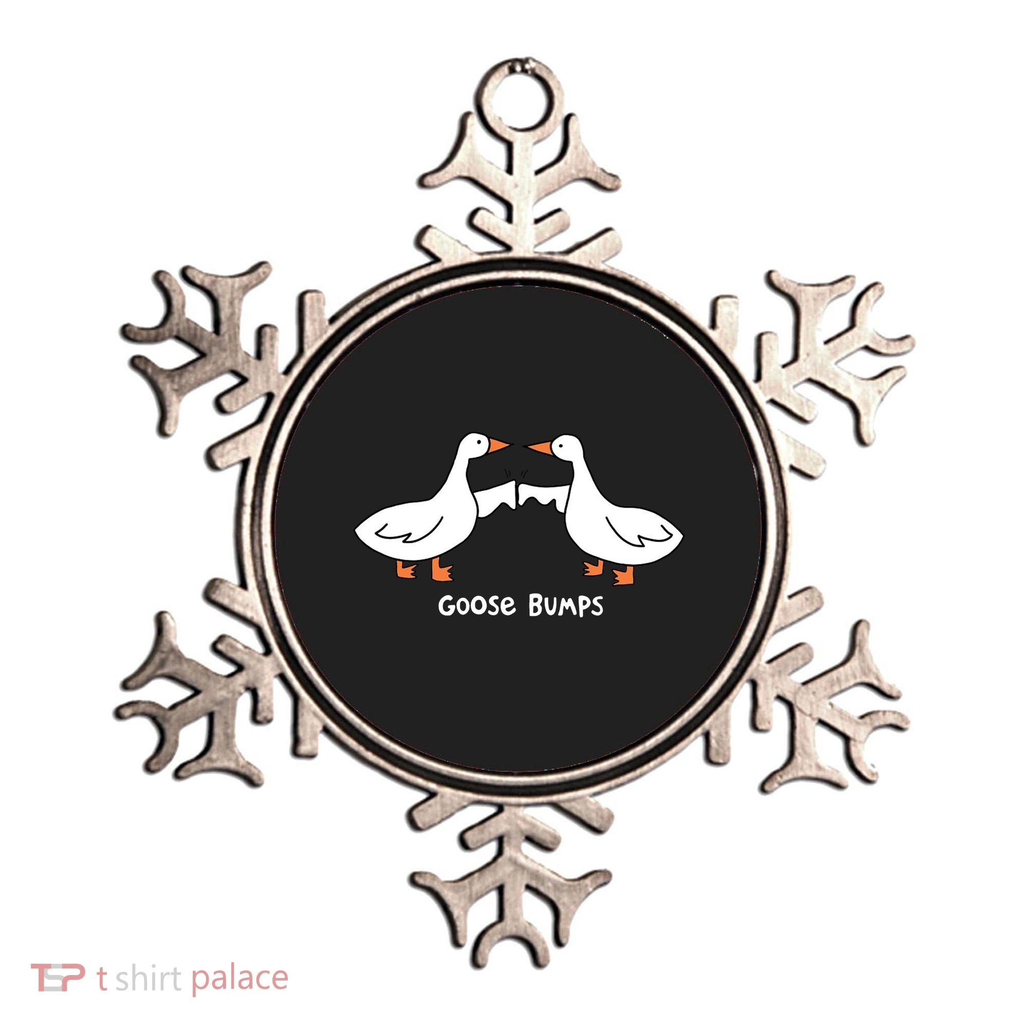 Goose Bumps Funny Ornament