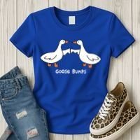Goose Bumps Funny Women's T-Shirt thumb 3
