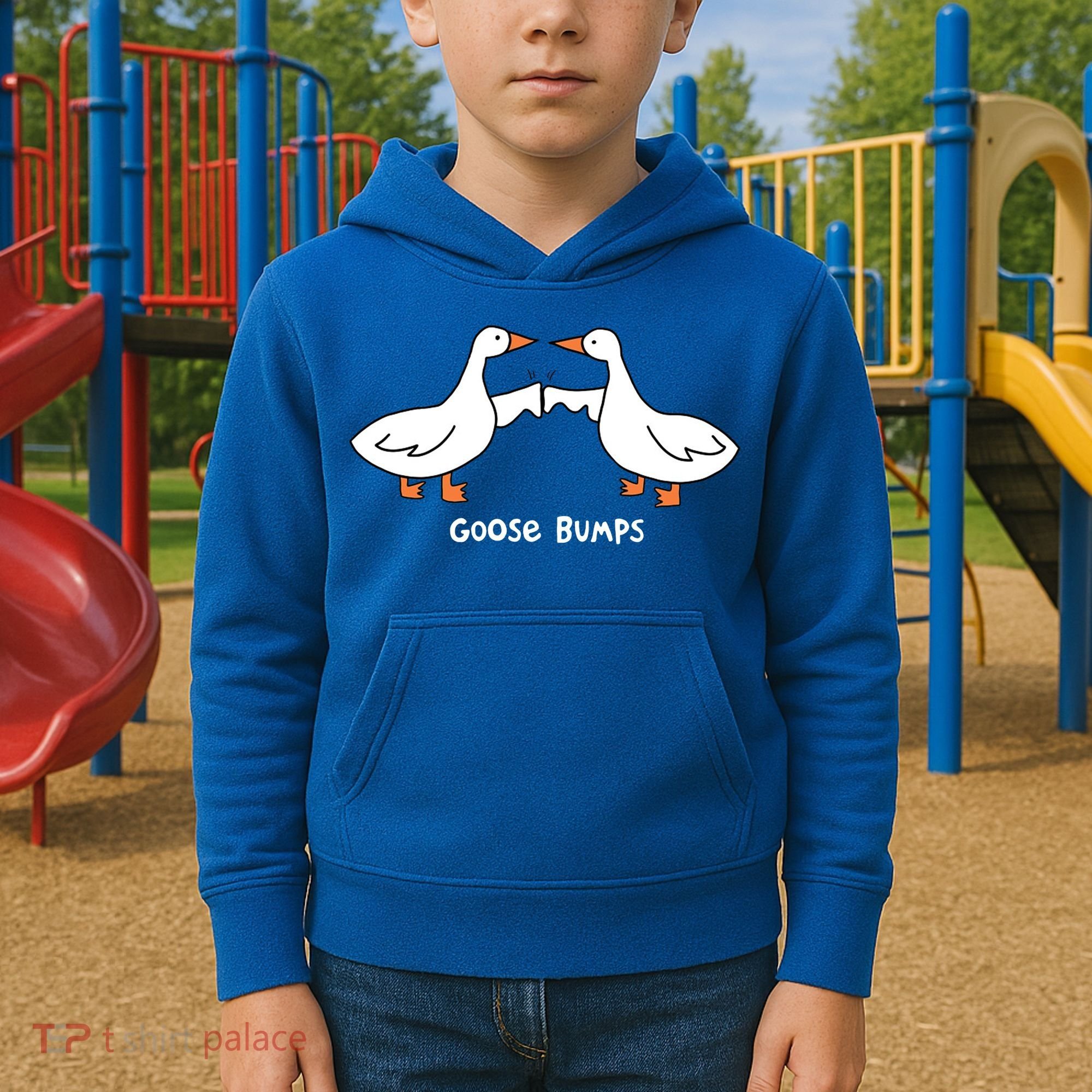 Goose Bumps Funny Kids Hoodie