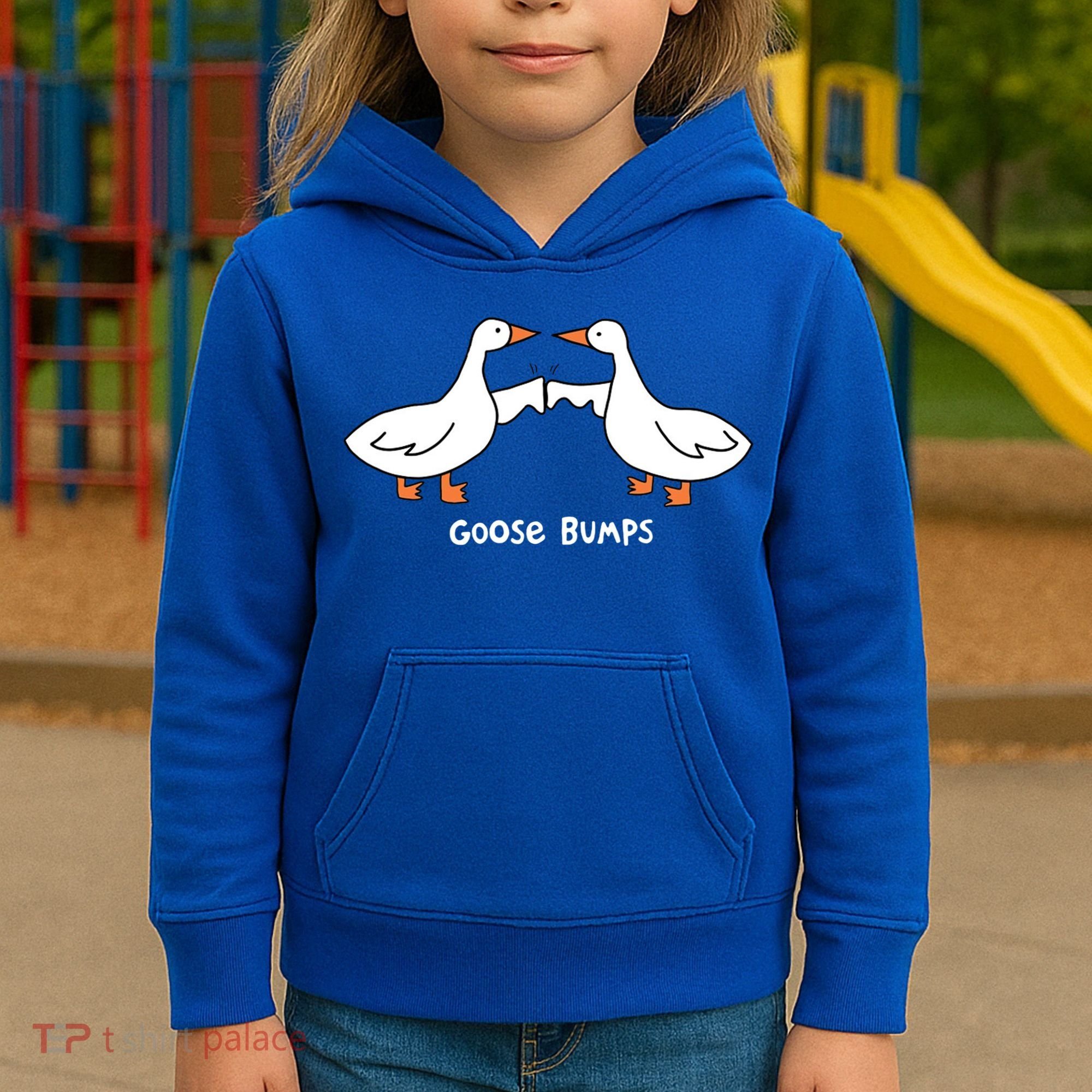 Goose Bumps Funny Kids Hoodie