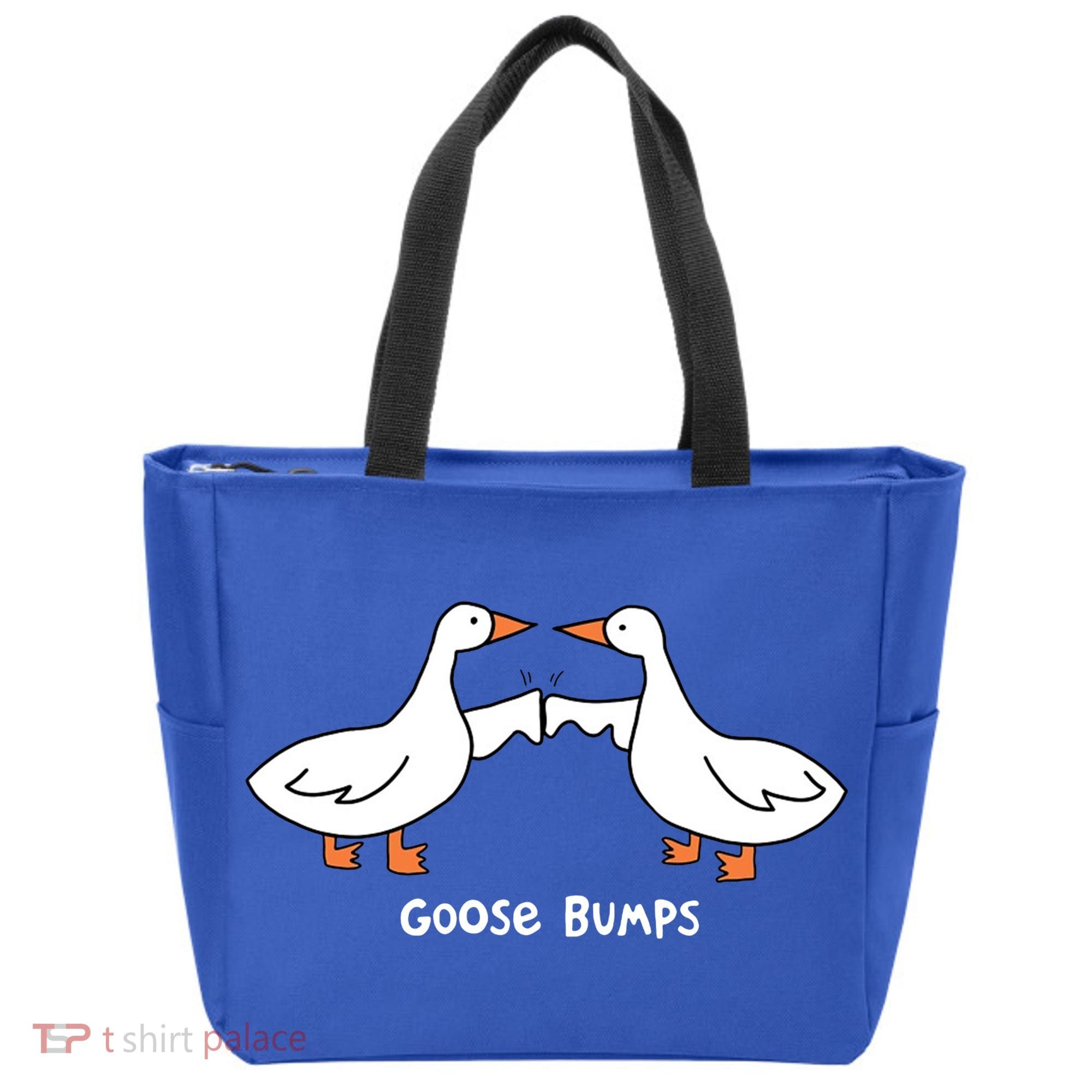 Goose Bumps Funny Tote Bag
