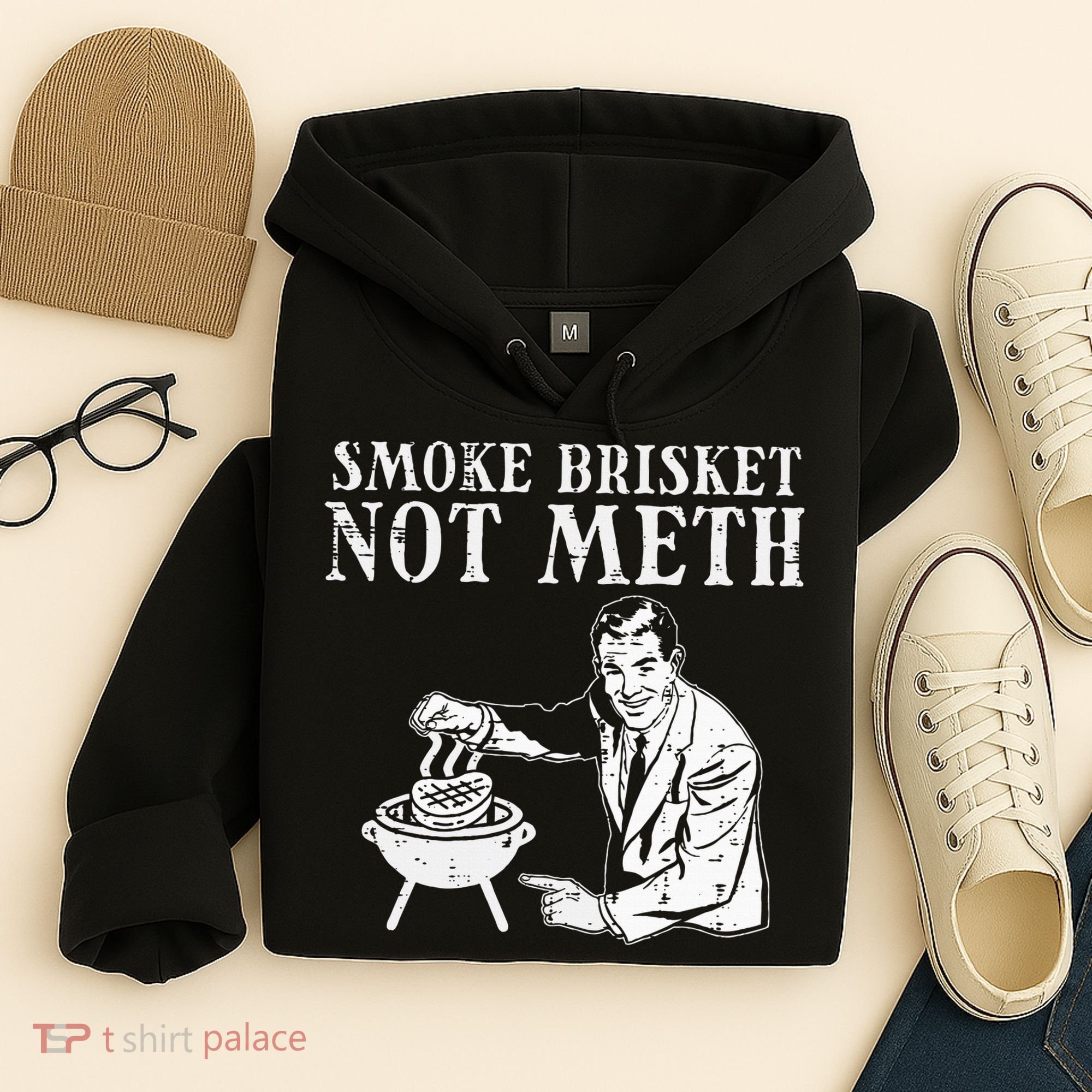 Grill Brisket Fun Bbq Barbecue Meat Grilling Master Dad Hoodie