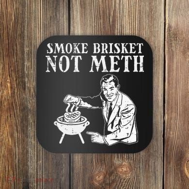 Grill Brisket Fun Bbq Barbecue Meat Grilling Master Dad Coaster