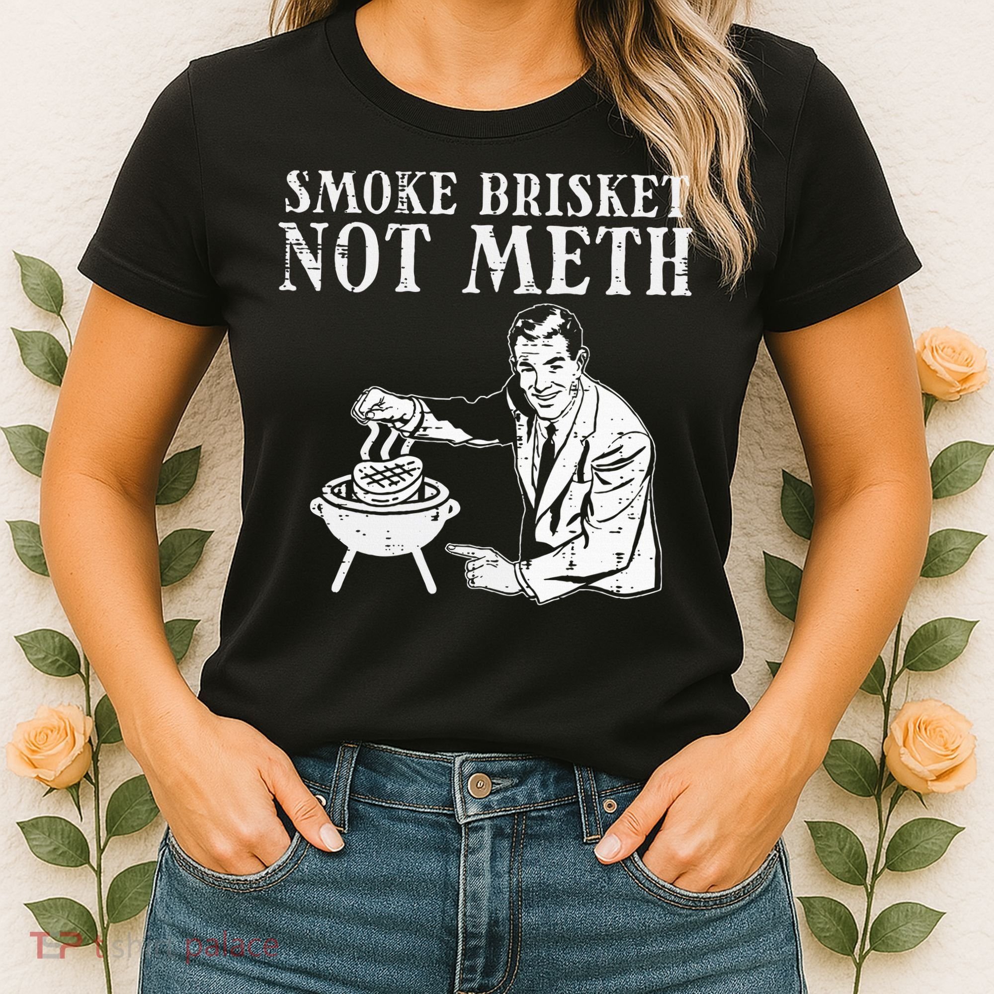 Grill Brisket Fun Bbq Barbecue Meat Grilling Master Dad Women's T-Shirt