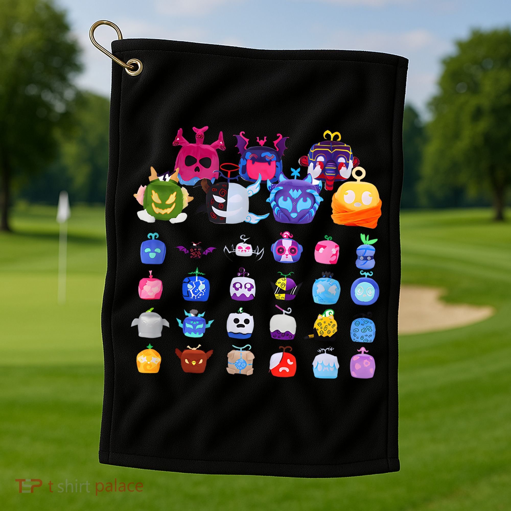 Game Blox Fruits Golf Towel