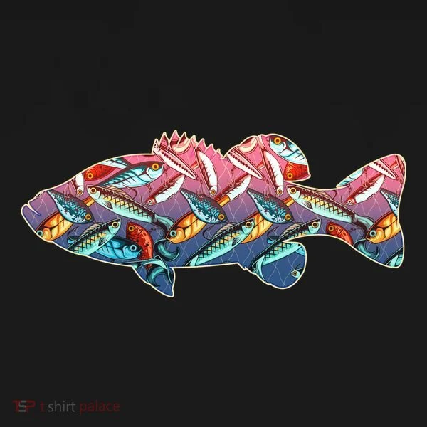 Go Base Fish Fishing Lures Pattern Doggie Tank