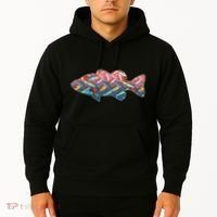 Go Base Fish Fishing Lures Pattern Hoodie thumb 2