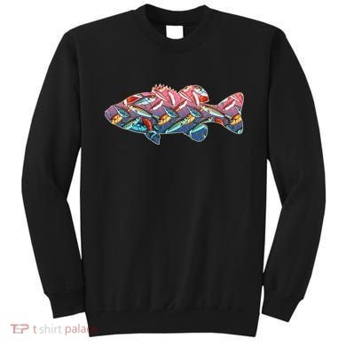 Go Base Fish Fishing Lures Pattern Sweatshirt
