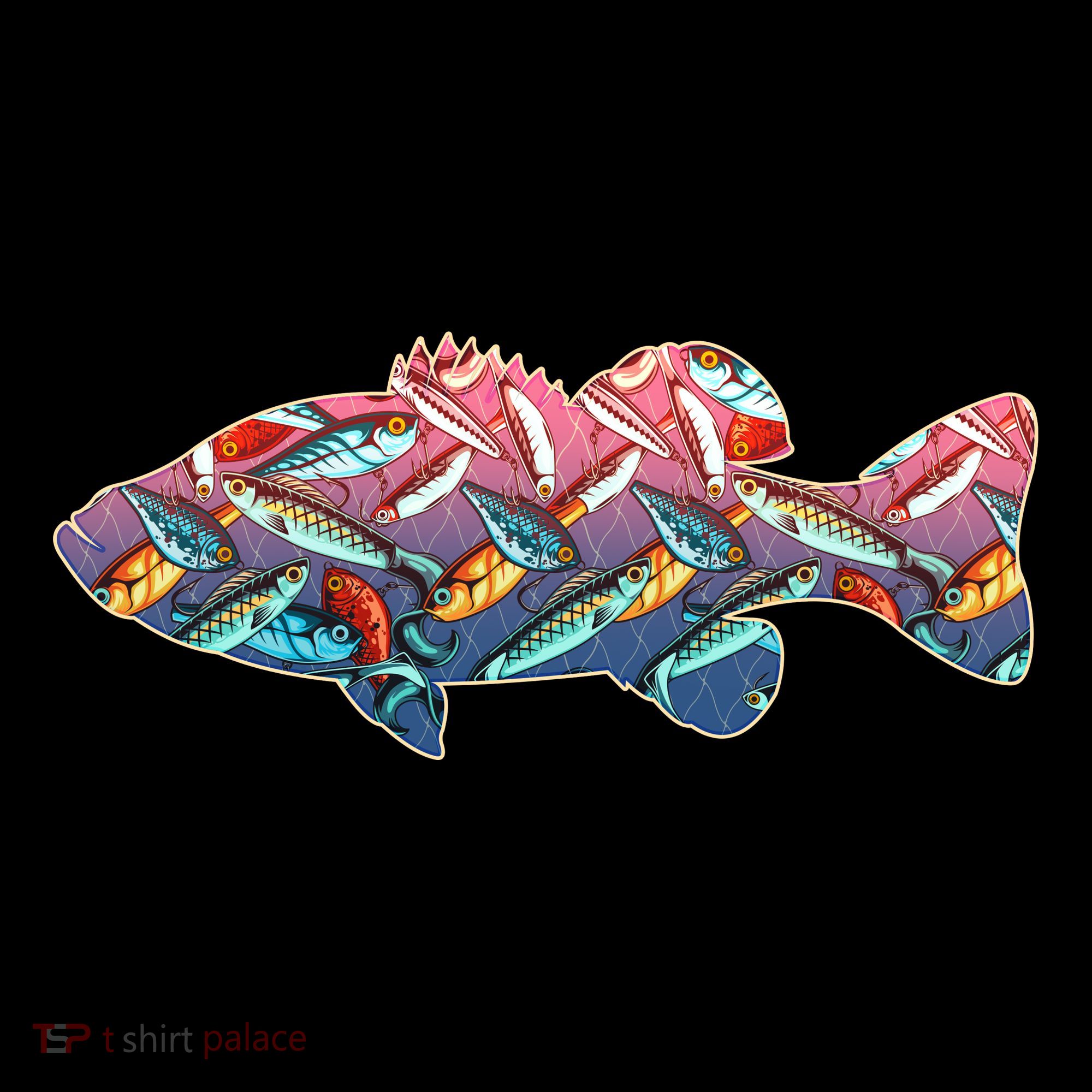Go Base Fish Fishing Lures Pattern Sweatshirt