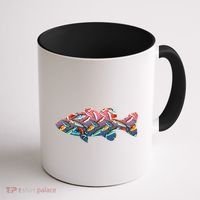Go Base Fish Fishing Lures Pattern Coffee Mug thumb 1