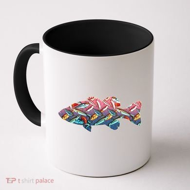 Go Base Fish Fishing Lures Pattern Coffee Mug
