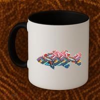 Go Base Fish Fishing Lures Pattern Coffee Mug thumb 2