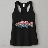 Go Base Fish Fishing Lures Pattern Women's Tank Top thumb 3