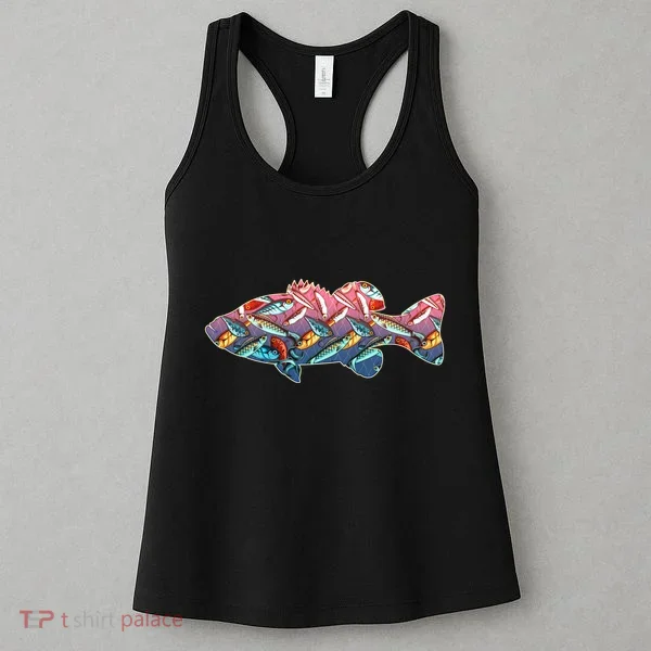 Go Base Fish Fishing Lures Pattern Women's Tank Top