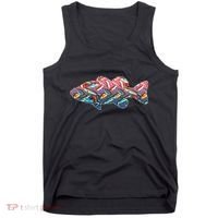 Go Base Fish Fishing Lures Pattern Tank Top thumb 0