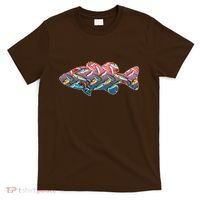 Go Base Fish Fishing Lures Pattern T-Shirt thumb 0