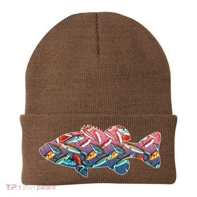 Go Base Fish Fishing Lures Pattern Beanie