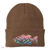 Go Base Fish Fishing Lures Pattern Beanie thumb 0