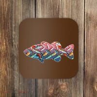 Go Base Fish Fishing Lures Pattern Coaster thumb 0