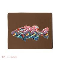 Go Base Fish Fishing Lures Pattern Mousepad thumb 0